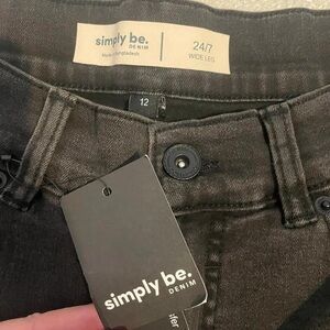 Black ItemSimply be wide leg black jeans